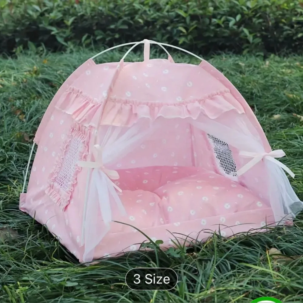 Pink Princess Pet Tent Dog/Cat